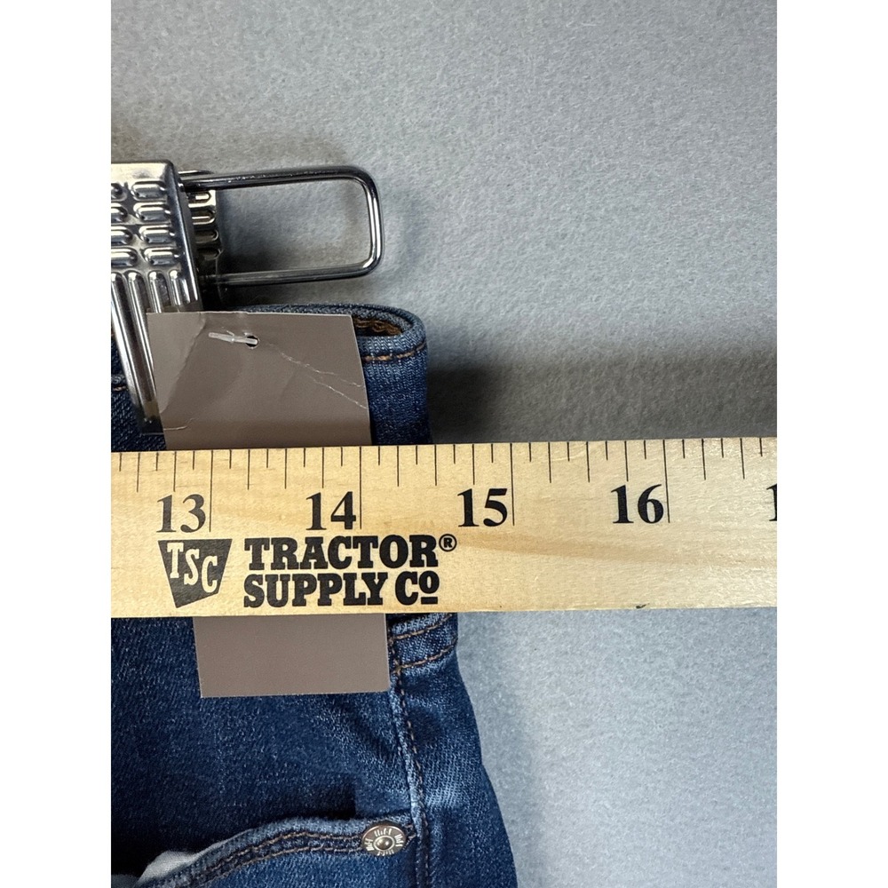 NWT J. Jill Denim High Rise Straight Leg Portside Wash Jeans Size 2 R‎ Academia - Picture 6 of 13
